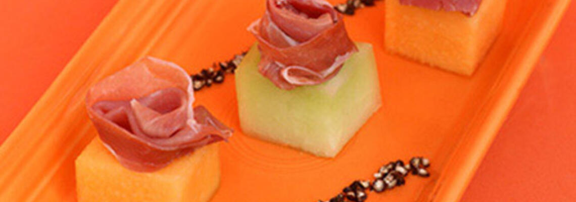 Cubes de melon confit tricolore - Eurodistribution