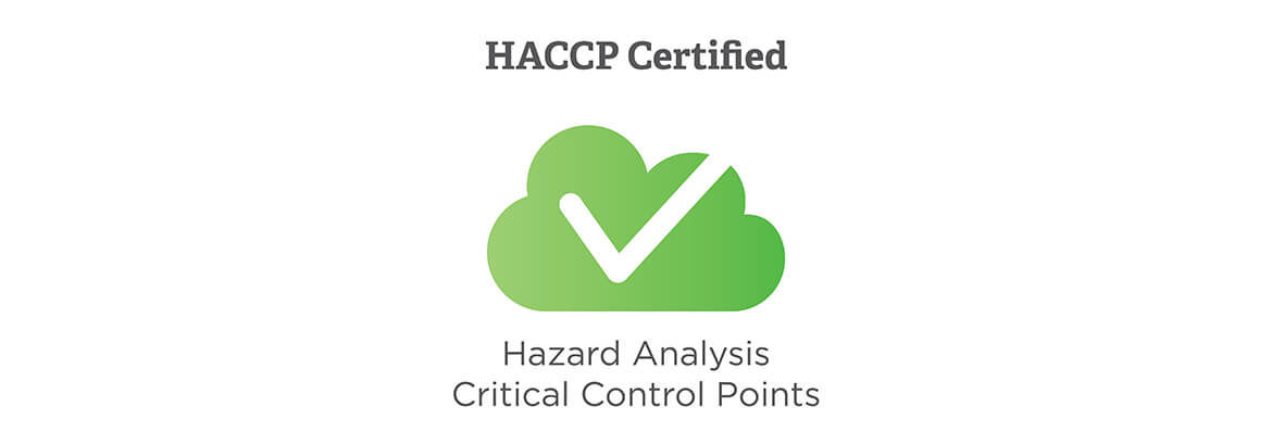 HACCP Certified - Hazard Analysis Critical Control Points