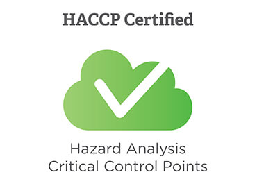 HACCP Certified - Hazard Analysis Critical Control Points