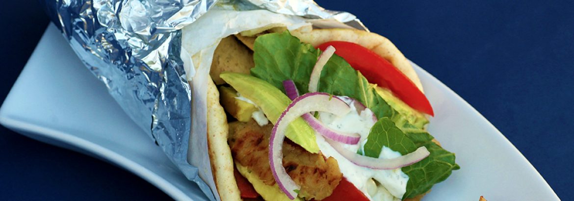 Chicken Gyro with Tzatziki