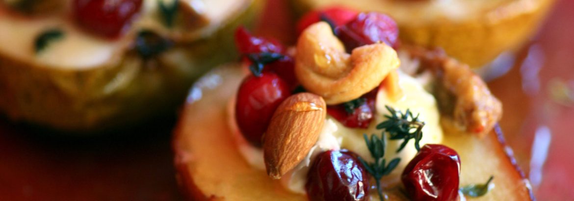 Cran-Mascarpone Pears