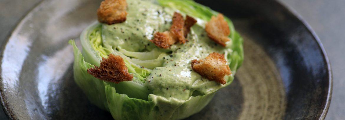 Iceberg Babies with Green Goddess and Croutons 9