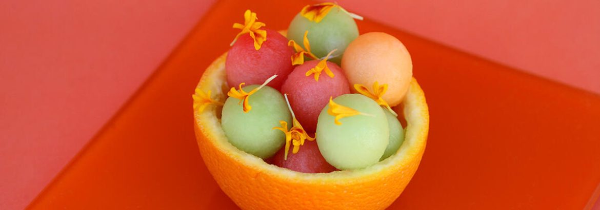 Melon_Balls_in_Orange_Petals