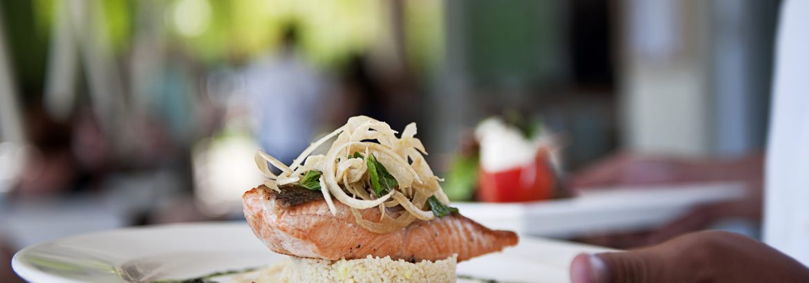 Grilled fish cuisine ready to eat